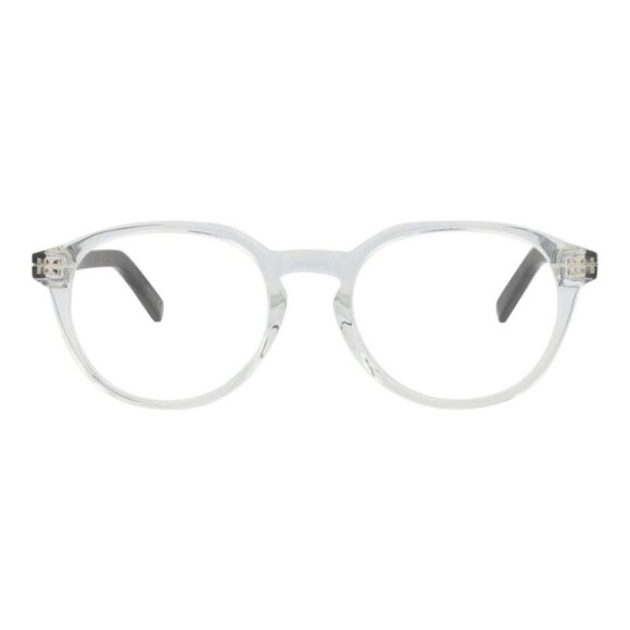 Dior Mens Round/Oval Crystal Black Transparent Fashion Designer Eyewear - Picture 1 of 4